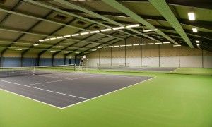 Dansk Halbyggeri officiel anlaegspartner for Dansk Tennis Forbund Sydkystens Sportscenter Tennishal 1